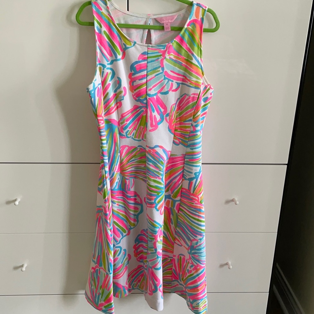 Lilly Pulitzer Felicity Seashell Fit & Flare Dress
